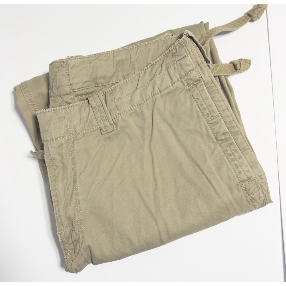 VTG Polo Ralph Lauren Military Paratrooper Cargo Pants Baggy 36x34 Field Army